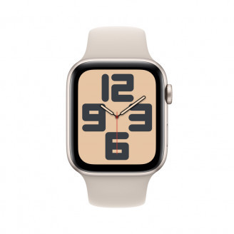 Apple Watch SE 2023 GPS 40mm Starlight Aluminium Case with Starlight Sport Band M/L