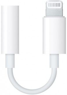 Адаптер Apple Lightning/выход 3,5 мм для наушников