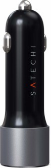 Автомобильное зарядное устройство Satechi USB-C + USB-A, PD, 72Вт, черный