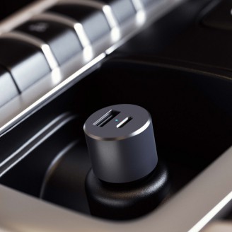 Автомобильное зарядное устройство Satechi USB-C + USB-A, PD, 72Вт, черный